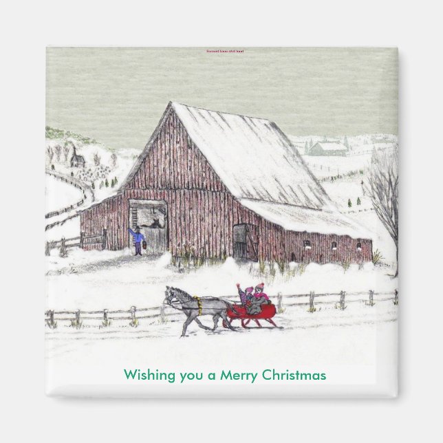 Imán Te deseo una Feliz Navidad... (Frente)