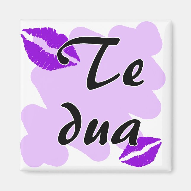 Imán Te dua - Albanés - Te Amo (Frente)