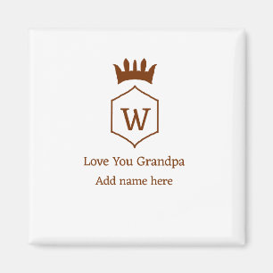 Imán Te encanta que la corona de tu abuelo añada detall