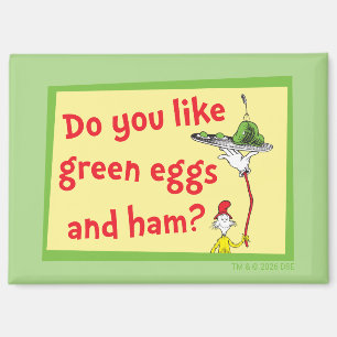 Imán ¿Te gustan los huevos verdes con jamón?