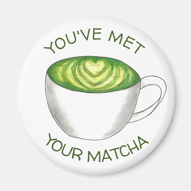 Imán Te has encontrado con tu pareja Matcha Green Tea L (Frente)