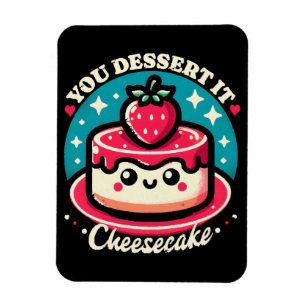 Imán Te Mereces - Cheesecake Kawaii