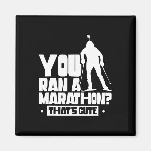 Imán Te pasaste una maratón que es una linda biatleta d