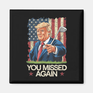 Imán Te Perdiste de Nuevo Trump 2024 Bandera de EE. UU.