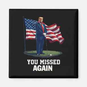 Imán Te Perdiste de Nuevo Trump 2025 Bandera de EE. UU.
