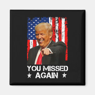 Imán Te Perdiste de Nuevo Trump 2025 Bandera de EE. UU.