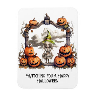 Imán Te presento una Feliz Halloween
