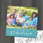 Imán Te queremos foto de la abuela.<br><div class="desc">Imanes impresos a personalizado a precios asequibles personalizados con sus fotos y texto. Agrega una foto especial con tu madre o abuela para el Día de la Madre. El texto dice "Te queremos abuela" o lo personalizar con tu propio mensaje. Utilice las herramientas de diseño para añadir más fotos, cambiar...</div>