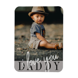 Imán Te quiero papá foto