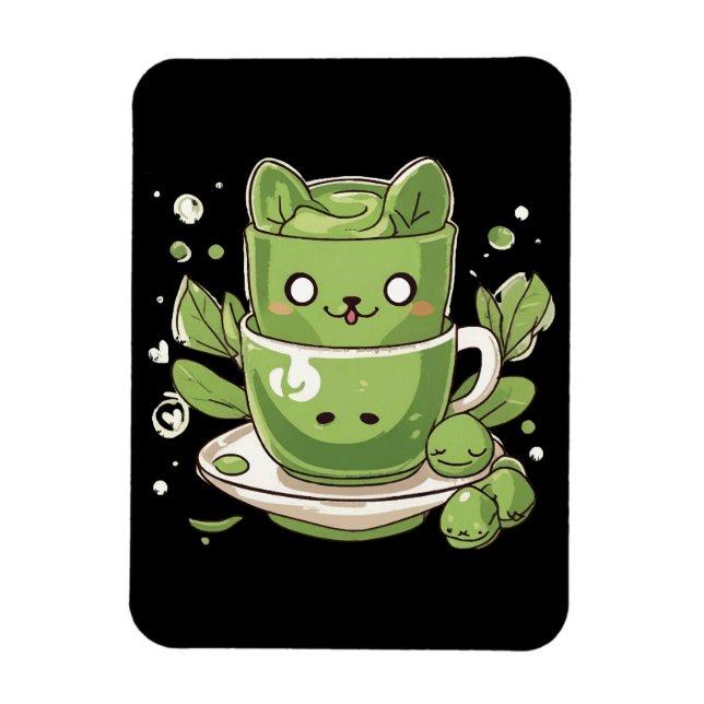 Imán té verde matcha (Vertical)