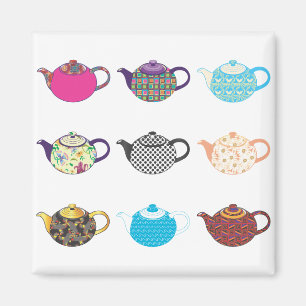 Imán Tea Kettles multicolor