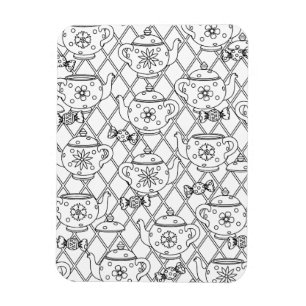 Imán Tea Pot Doodle