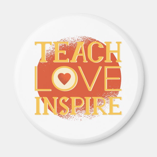 Imán Teach Love Inspire - PROFESORES CITA SAYINES Regal (Frente)