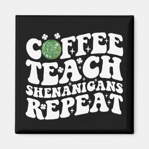 Imán Teach Shenanigans Repeat Disco Ball Teacher