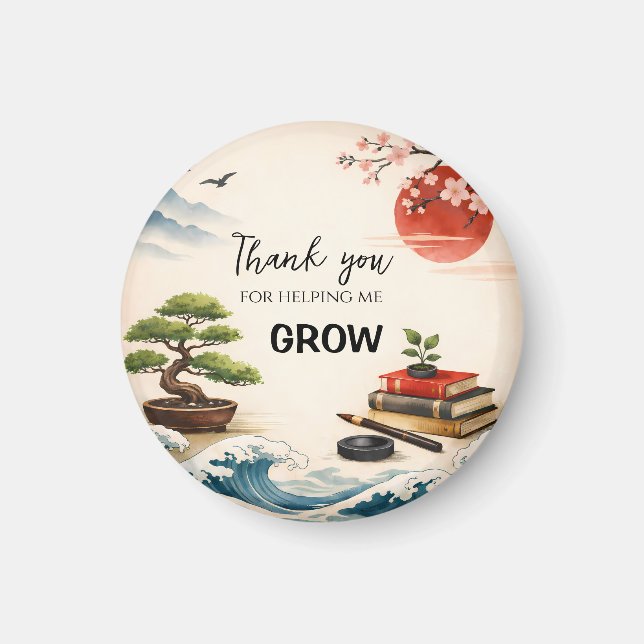 Imán Teacher Thank You Gift | End of School Year (Frente)