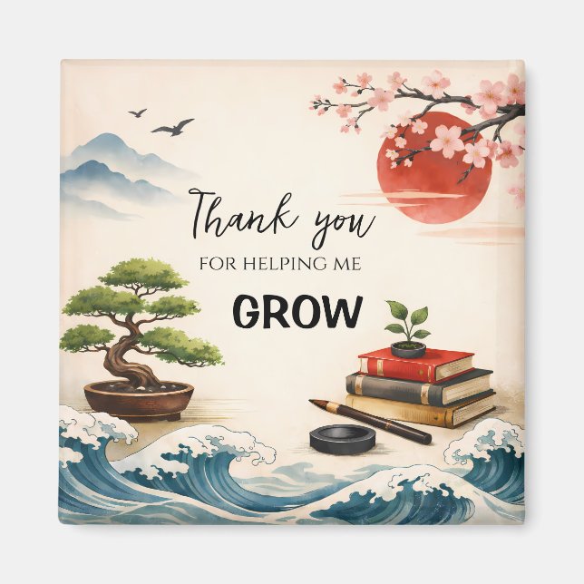 Imán Teacher Thank You Gift | End of School Year (Frente)