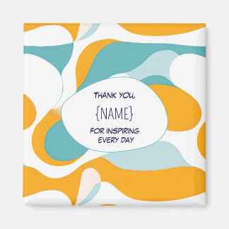 Imán Teacher Thank You –  Personalized