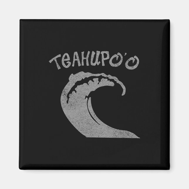 Imán Teahupoo Surf Surfing Vintage  (Frente)