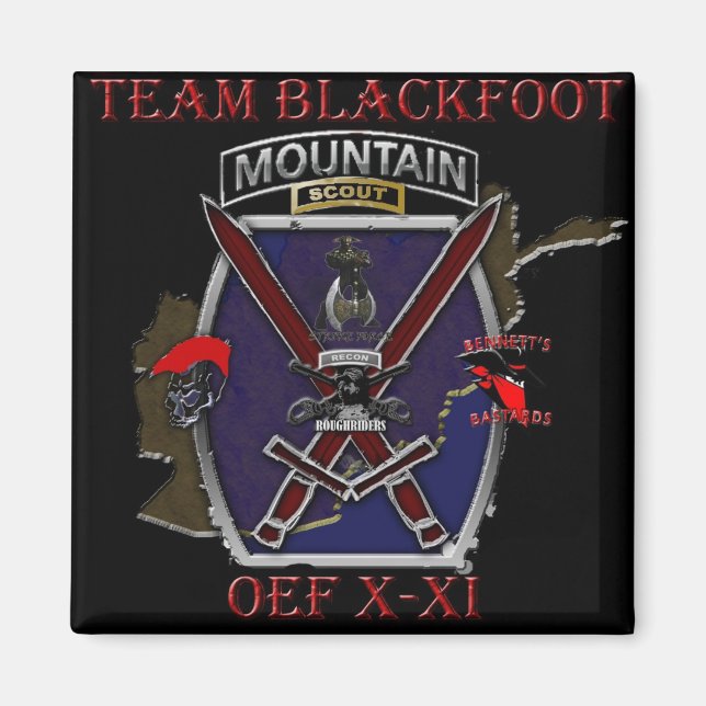 Imán Team Blackfoot Magnet (Frente)