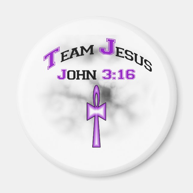 Imán Team Jesus Christian John 316 (Frente)