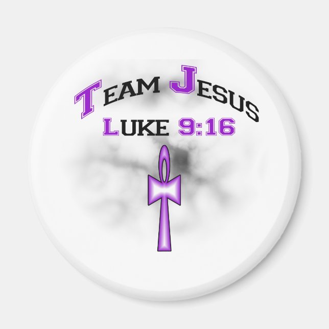 Imán Team Jesus Luke 916 (Frente)