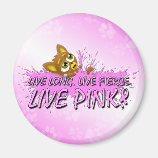 Imán ¡Team Live Pink! Magnet de 2011