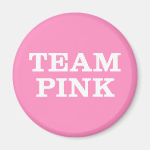 Imán Team Pink... para la familia y amigos de la novia