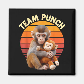 Imán Team Punch Monkey Plush Retro Sun