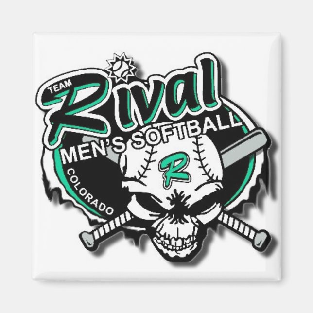 Imán Team Rival Softball Magnet (Frente)