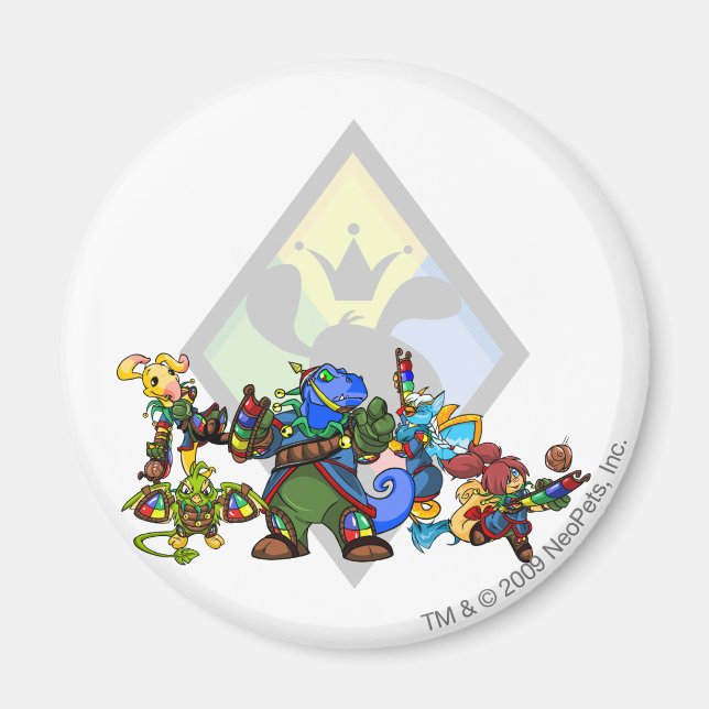 Imán Team Roo Island Group (Frente)