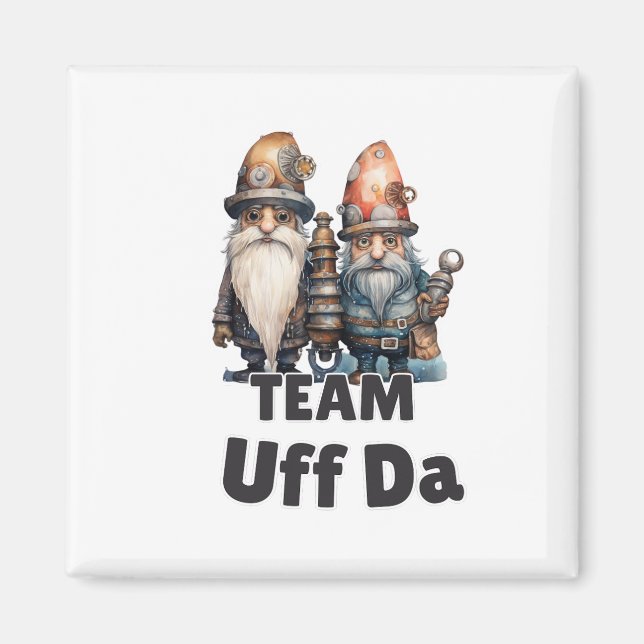 Imán Team Uff Da (Frente)