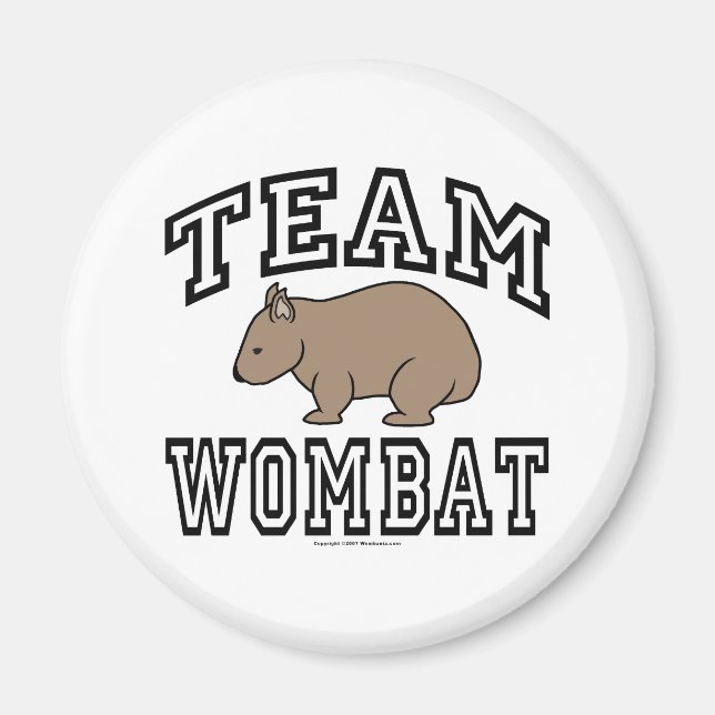 Imán Team Wombat (Frente)