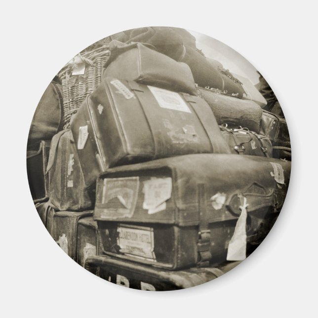 IMÁN TEAMSTER WAGON SUITCASE DE LOS AÑOS 1890 (Frente)