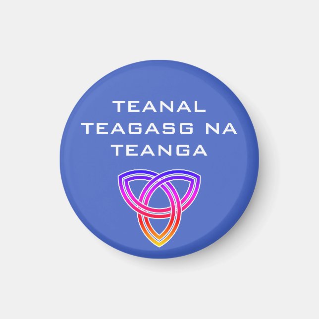 Imán Teanal Teagasg na Teanga Magnet (Frente)