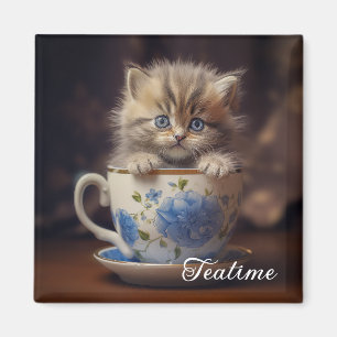 Imán Teatime Kitten Magnet