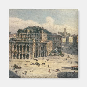 Imán Teatro de la ópera del estado de Viena, c.1869