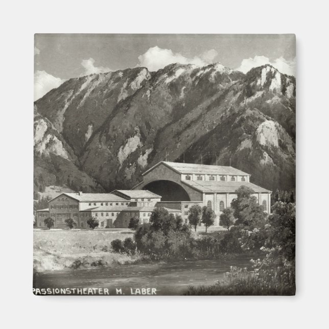 Imán Teatro en Oberammergau, 1930 (Frente)