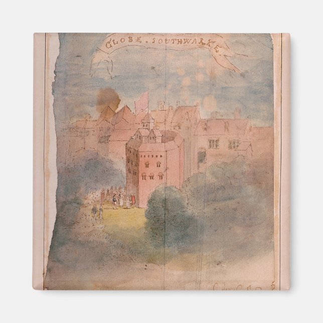 Imán Teatro Globe, Southwark (Frente)