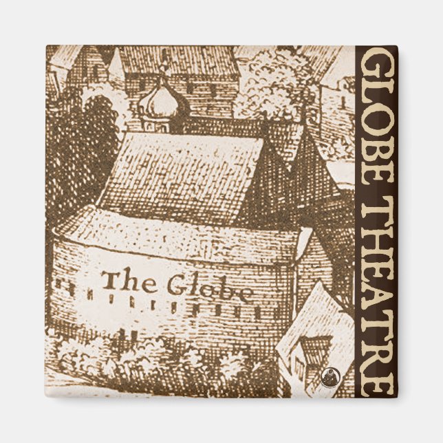 Imán Teatro Hollar de Globe (Frente)