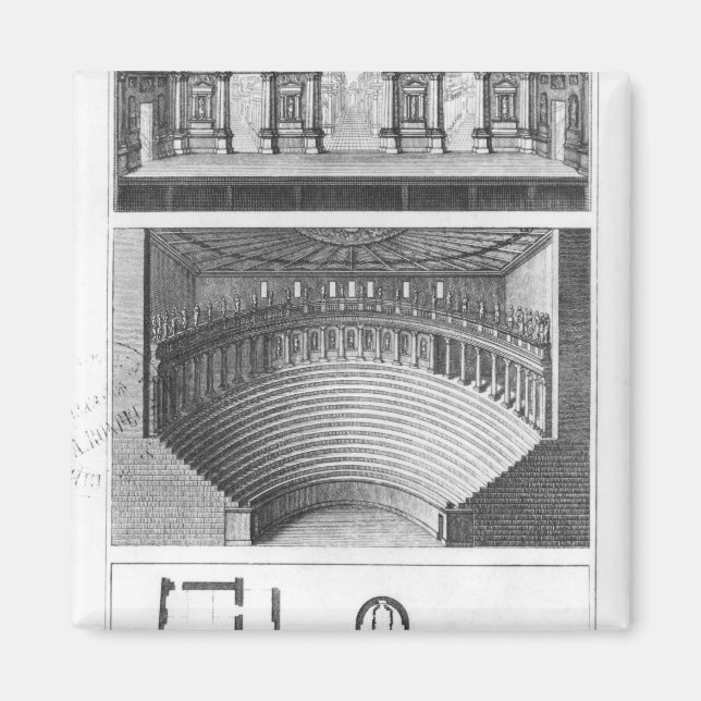 Imán Teatro Olímpico de Vicenza (Frente)