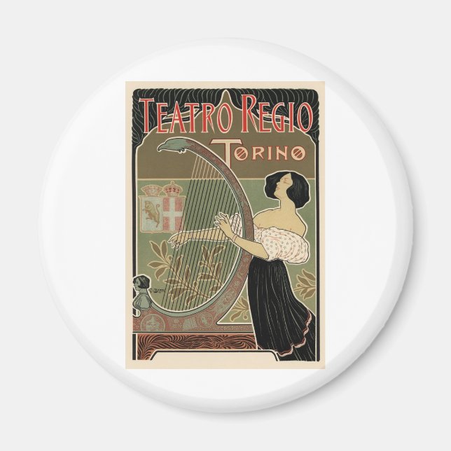 Imán Teatro Regio Torino (Frente)
