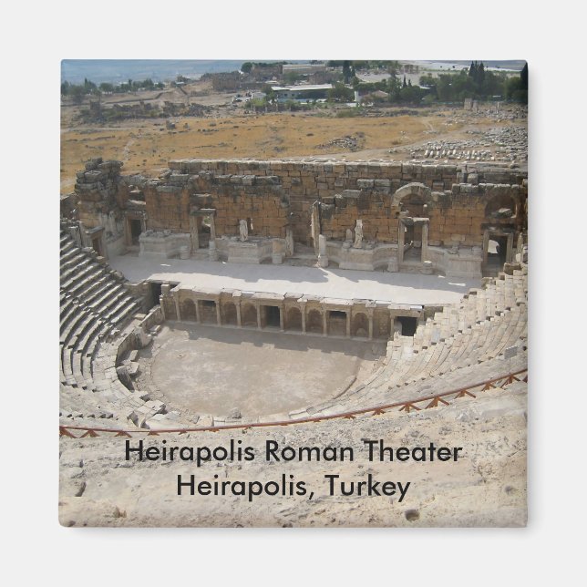 Imán Teatro romano Heirapolis (Frente)