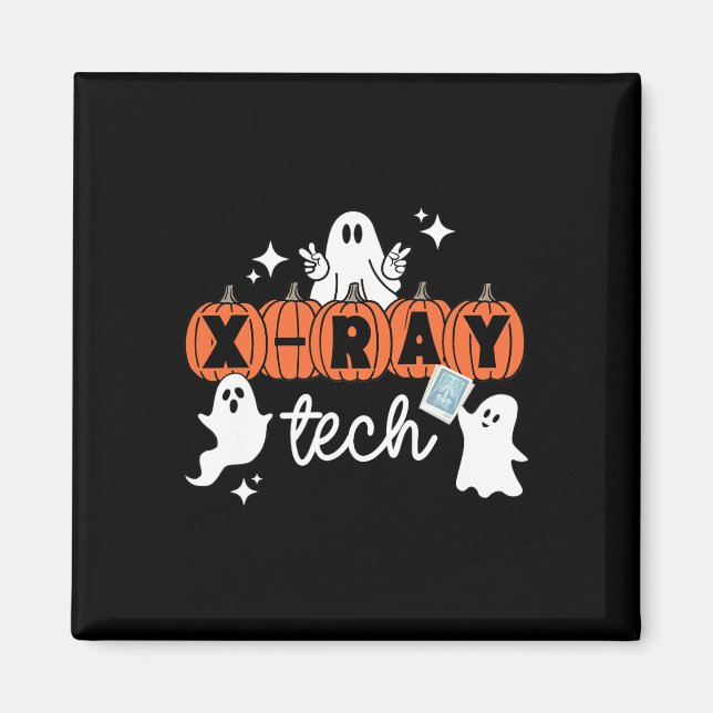 Imán Tech Halloween Technier Squad Xray Tech Pumpkin (Frente)