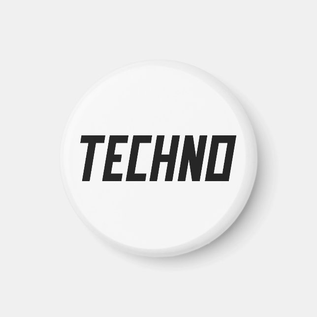 Imán TECHNO Music (Frente)