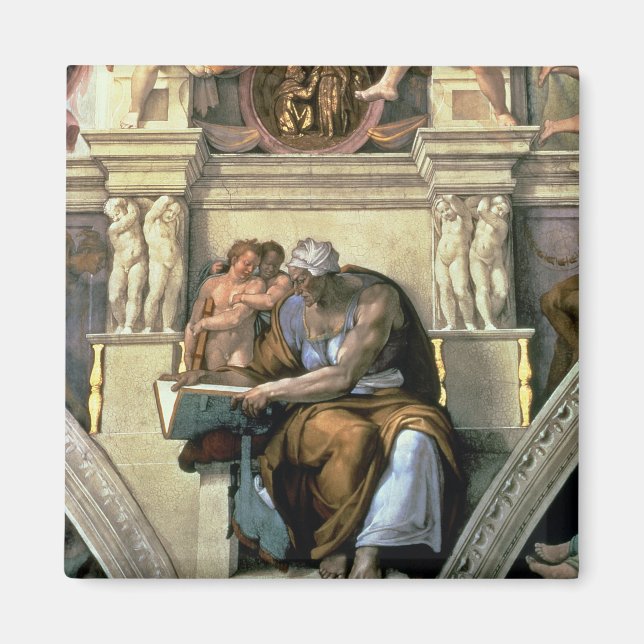 Imán Techo de Capilla Sixtina: Sibyl cubano, 1510 (Frente)