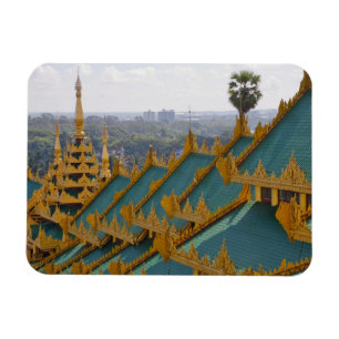 Imán Techo de la pagoda Shwedagon, Rangún, Myanmar