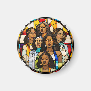 Imán Techos destrozados y sueños de vidrio manchado