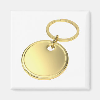 Imán Tecla de oro redondo