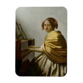 Imán Teclado de juego de Vermeer Woman