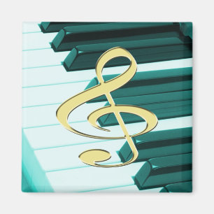 Imán Teclado de piano del G-Clef